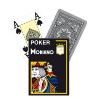 Modiano Poker  žaidimų kortos (juodos)